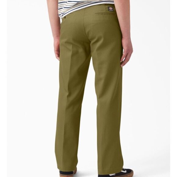 Dickies Skateboarding Regular Fit Twill Pants Green Moss 30X32 new - Picture 2 of 11